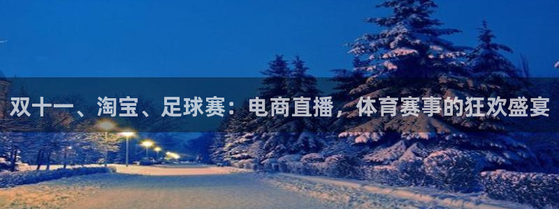 双十一、淘宝、足球赛：电商直播，体育赛事的狂欢盛宴