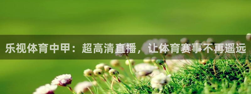 乐视体育中甲：超高清直播，让体育赛事不再遥远